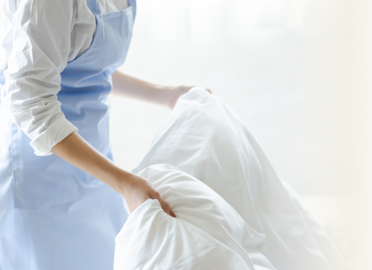 ホテル清掃、施設清掃の風景