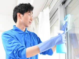 室内の清掃写真